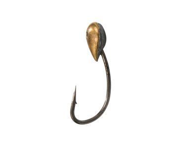 Мормишка літня паяна Flagman "Короп-Крапля" №11 Curved Shank BN #6 Латунь