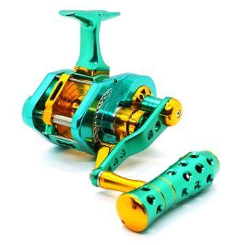 Котушка Jigging Master Underhead Yellow Fin Special Reel Green/Gold