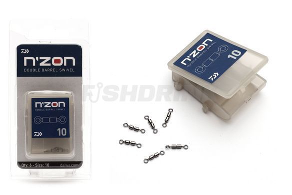 Двойной вертлюжок Daiwa N`Zon Double Swivel Size 10 (13313-010)