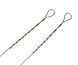 Повiдець скрутка Flagman Leader Wire 25см 5pcs 0.40мм