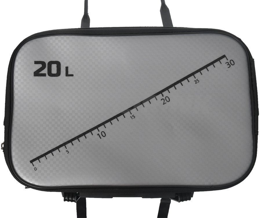 Сумка для риби з лінійкою Flagman Gray EVA Bag 20л 35x23x20см