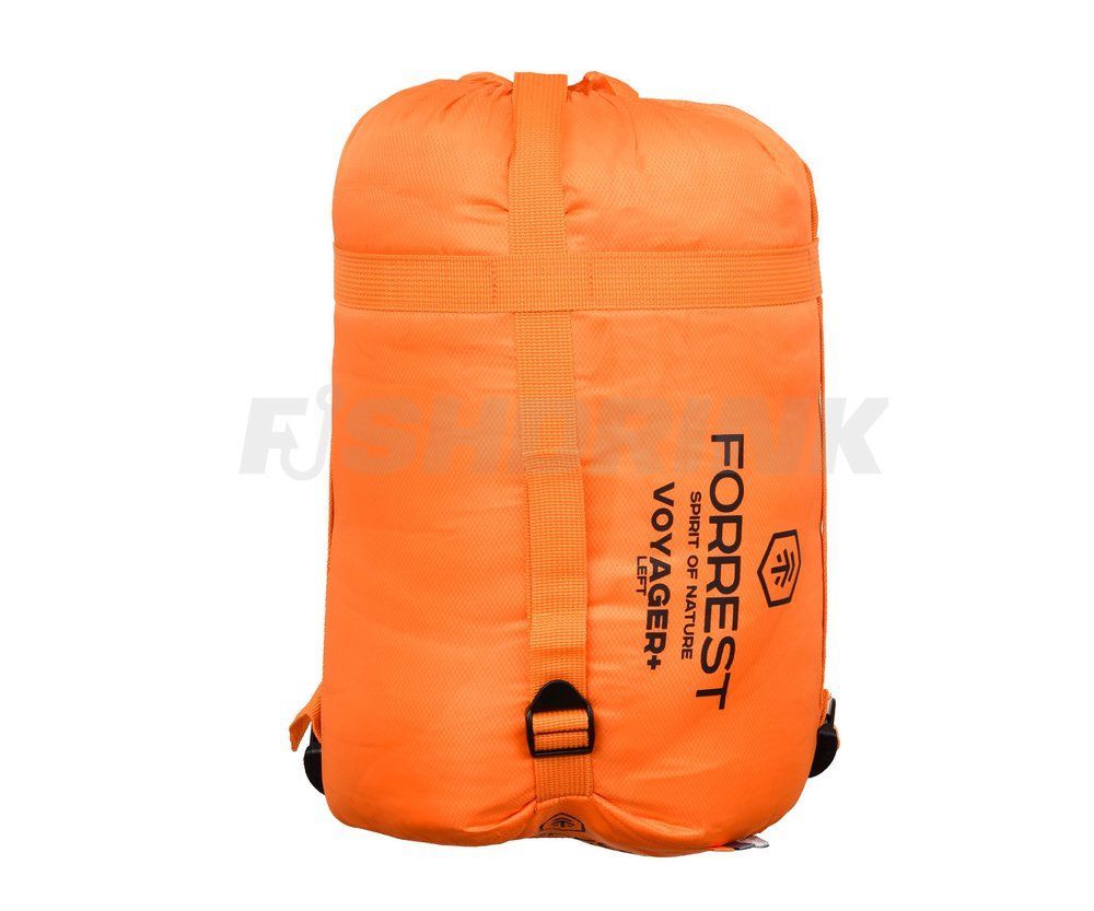 Спальний мішок Forrest Voyager+ 16&deg;C Sleeping Bag Orange-Gray Right