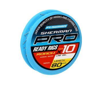 Готовый поводок Flagman Sherman Pro Roach Ready Rigs №14
