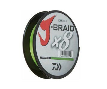 Шнур Daiwa J-Braid x8 Chartreuse 300м 0.28мм