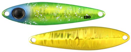Пількер Jackall Binbin Metal TG 76mm 100.0g Green Gold Ika Glow