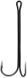 Двойник Gurza Double Hook X-Long BN Shank №1/0 (3шт/уп)