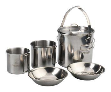 Набір посуду Forrest Optima Camping Cookwere Set SS 02