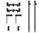 Набор стоек с буз-барами для двух удилищ Carp Pro Rondel 2 Rods Stand Kit